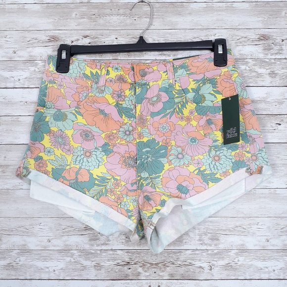 wild fable Shorts Wild Fable Womens Cheeky Shorts Sz 8 High Rise